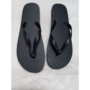 Classic Black Flip Flops XL - Perfect For Pretending You're On Vacation While Ac